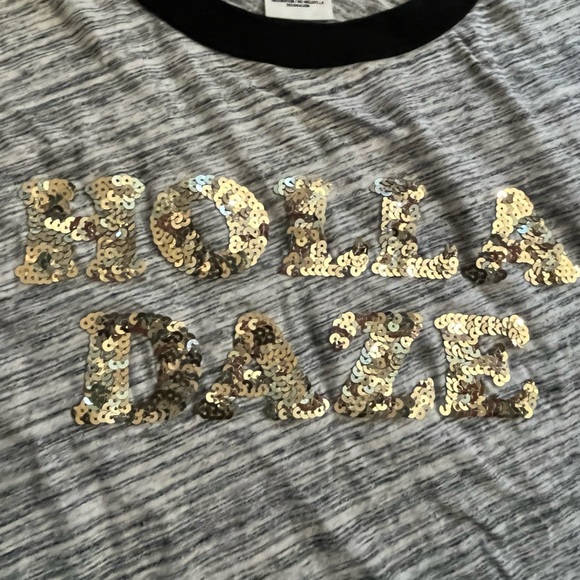 PINK Tee Shirt Holiday Bling Small - Picture 2 of 4